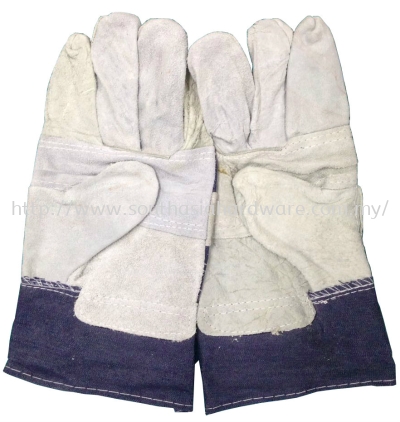 HALF LEATHER GLOVES (10.5 INCH)