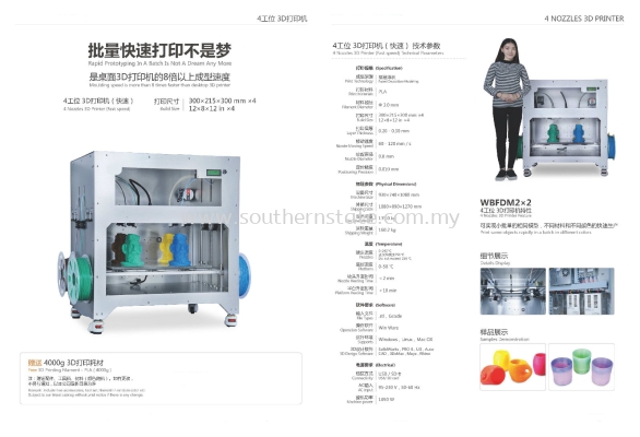 4 Nozzle 3D Printer (Fast Speed)