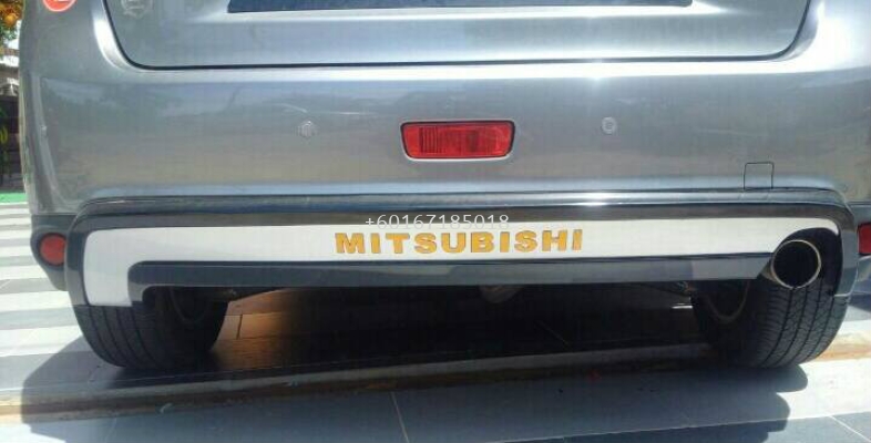 mitsubishi asx rear bumper guard