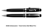 903B Ambassador - Twist Action Ball Metal Pen Pens - Metal Pens