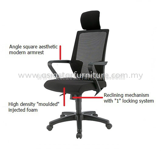 ANGLE 1 HIGH BACK CHAIR SPECIFICATION
