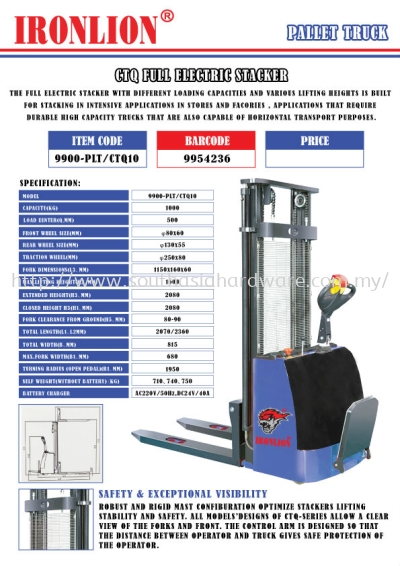 CTQ Full Electric Stacker