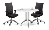 Round Meeting Table with Vitis Leg CONFERENCE TABLE OFFICE TABLE OFFICE FURNITURE