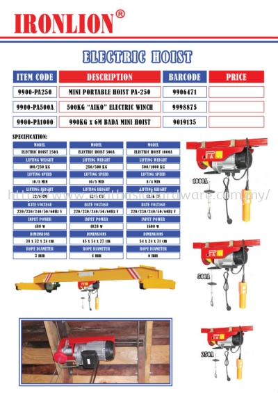 Electric Hoist