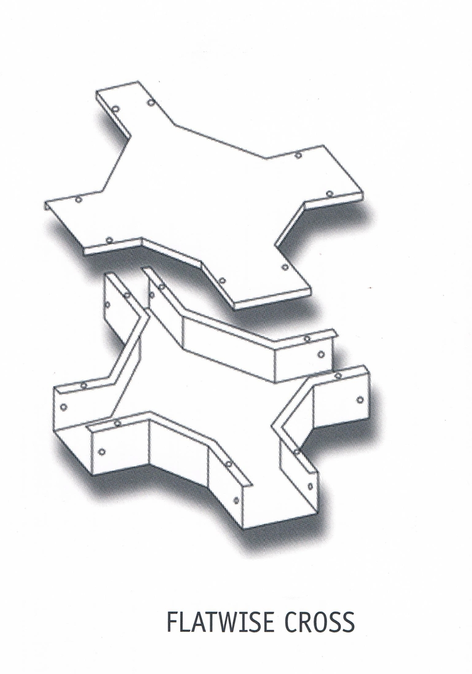 FLATWISE CROSS Cable Trunking Cable Support Systems