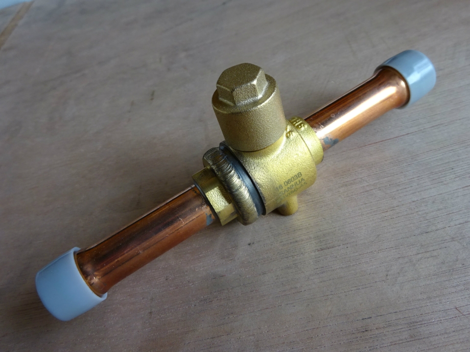 SANHUA SBV SERIES (W/O & WITH ACCESS VALVE) ODF (BRAZING) BALL VALVE