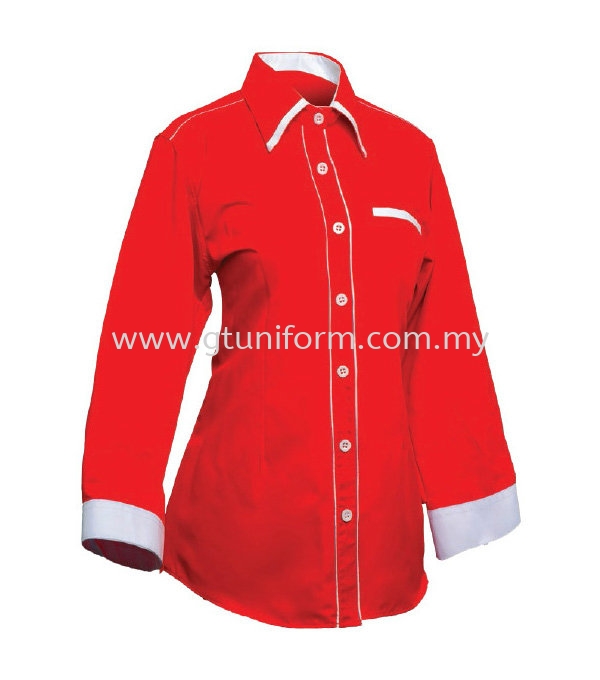 READY MADE UNIFORM F0401 (Red & White)