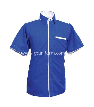 READY MADE UNIFORM M0505 (R.Blue & White)