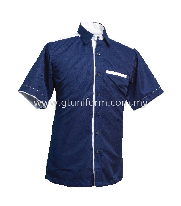 READY MADE UNIFORM M0506 (N. Blue & White)