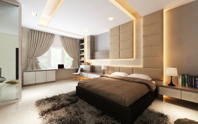 Create a daring aesthetic in your master bedroom 