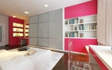 Pink and White bedrooms seem like a clever combination of the opposites. Bedroom 2 Modern Contemporary Interior Design for Ms. May's Semi-D house in Kuala Lumpur
