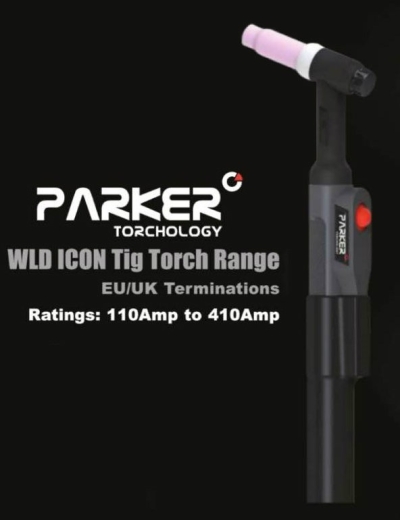 PARKER AWP26-25-2 TIG WELDING TORCH COMPLETE X8MTR