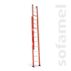 Manually Extendable Two-Section Ladder Ladder