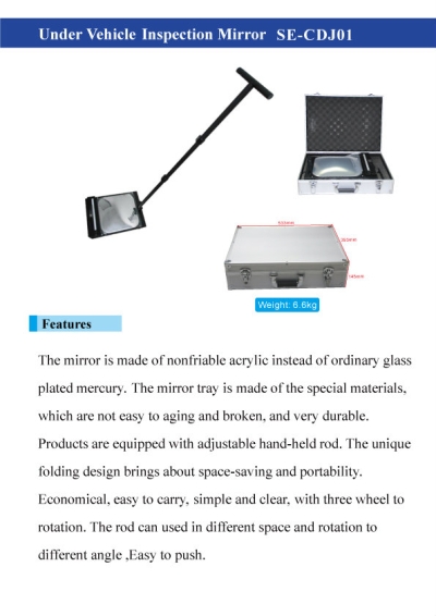 Under Vehicle Search Mirror