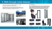 Walk Through Metal Detector Metal Detector Advance Security System