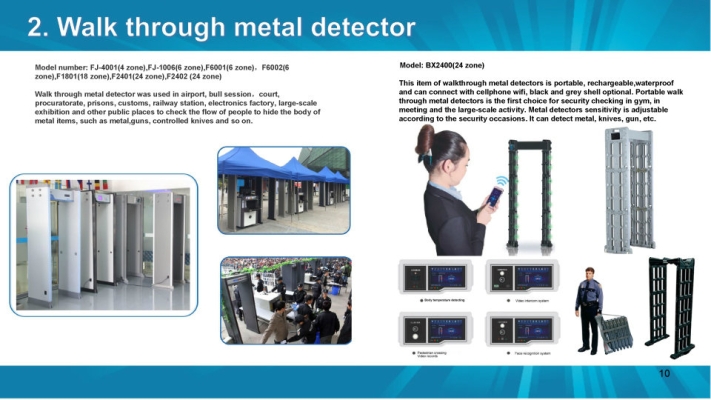 Walk Through Metal Detector