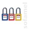 ABS Security Padlock Padlocks and Locks (LOTO) Lockout & Tagout (LOTO)