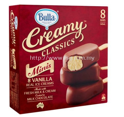 Bulla Creamy Classic 8s Minis Vanilla