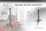 Ceiling Mount P-Series DENN LCD/Plasma/Projector Ceiling Mount Brackets