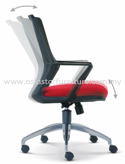 REAL SPECIFICATION - EXTRA MOTION OF THE BACKREST DURING RECLINE AUTOMATICALLY ADJUSTS TO ENSURE CORRECT POSTION