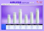 White PP Series AIRLESS BOTTLE Reserve Bottle  Cosmetic Bottle