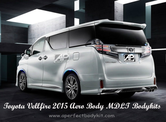 Toyota Vellfire 2015 Aero Body MDLT Bodykits 