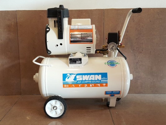 Swan DR115-22L Oil Less/ Free Air Compressor 1.5HP 7Bar FAD122L/min 1phase ID444844   