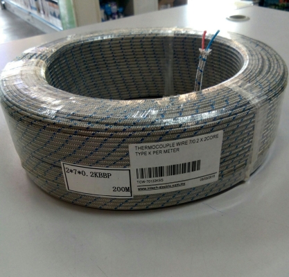 Thermocouple wire 7/0.22coreType K