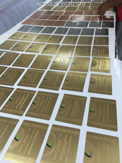 Takaful IKHLAS (GOLD / SILVER / BRONZE Etching Sign