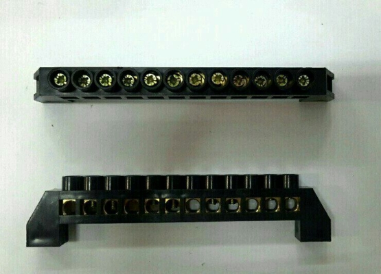 63A~12Way Insulated Neutral LinkBlack