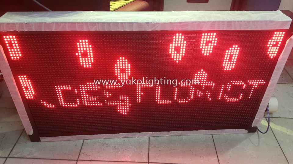 red board 90cm x 63cm LED SIGNBOARD LED SIGNBOARD