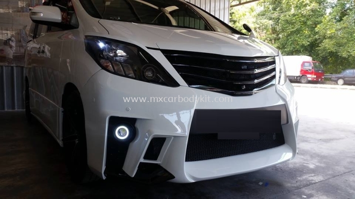 TOYOTA ALPHARD 2008-11 AIMGAIN DESIGN FRONT BUMPER