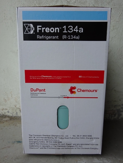 CHEMOURS (DUPONT) FREON 134A X 13.6KGS HFC REFRIGERANT GAS (CHINA)