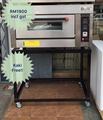 1 Deck 1 Tray Gas Oven RM 1900 incl gst