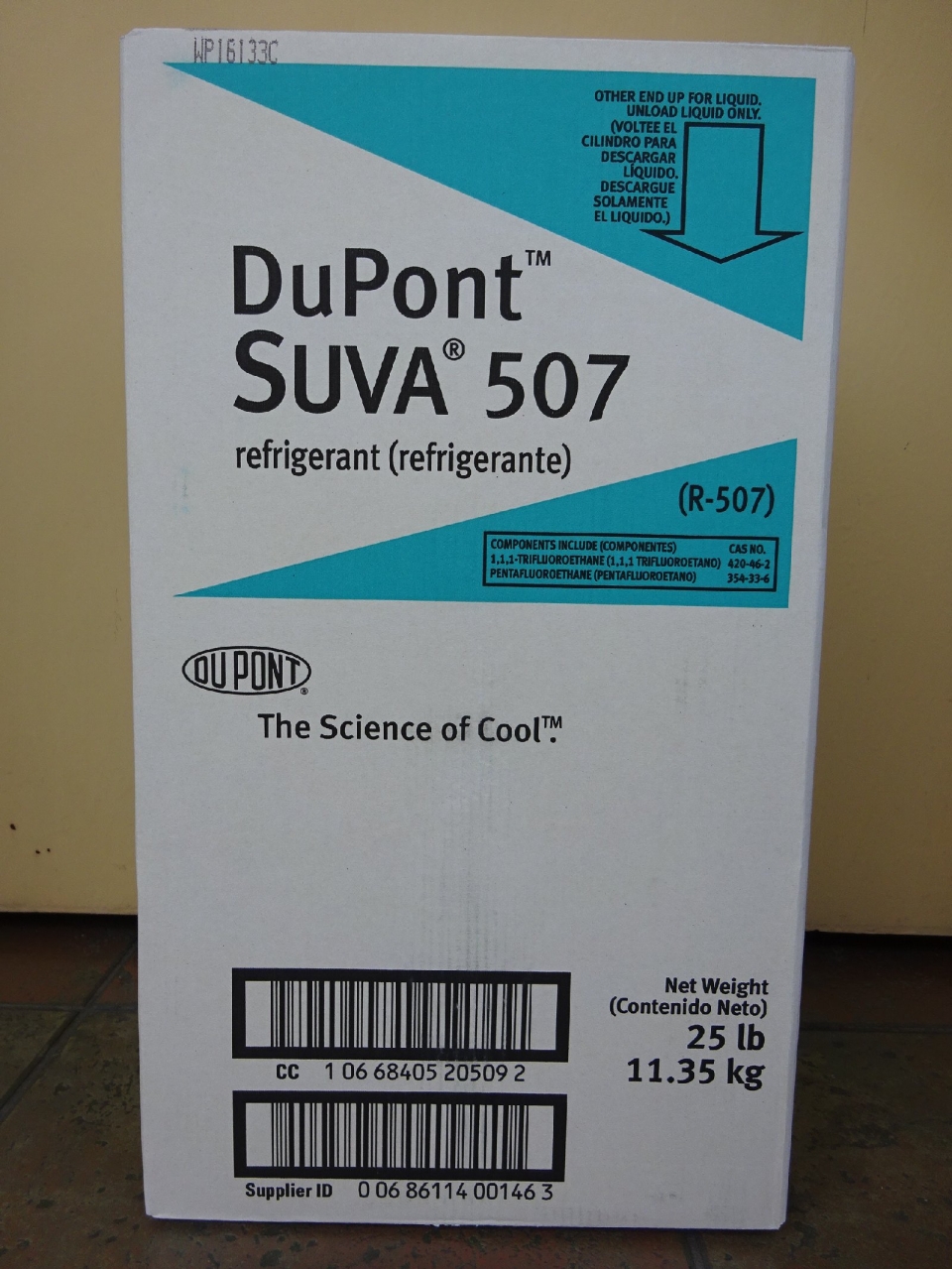 SUVA 507 (DuPont) Refrigerant Gas (11.35kg) (USA)