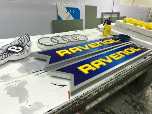 Acrylic 3D RAVENOL Logo