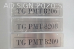 Stainless Steel Etching Tag Advertising Signboard @ Puchong Etching / Engrave / Laser Marking