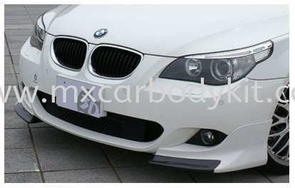 BMW 5 SERIES E60 2003-2009 M-TEK FRONT BUMPER SPLITTER W/CARBON + PUR E60 (5 SERIES) BMW