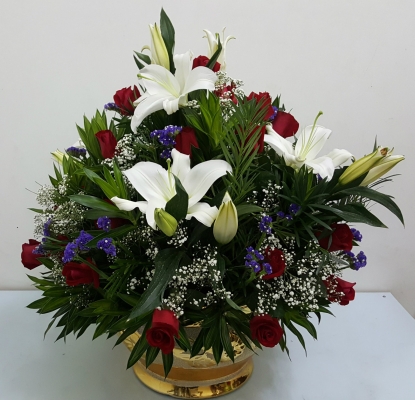 Lily Rose Vase Arrangement (VA-018)