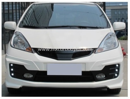 HONDA JAZZ FIT 2011 MUGEN RS STYLE FRONT BUMPER W/DRL