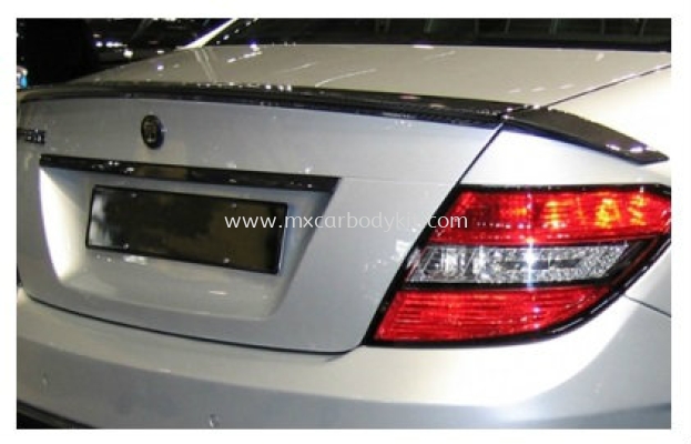 MERCEDES BENZ C-CLASS W204 2007 & ABOVE REAR TRUNK SPOILER