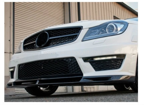 MERCEDES BENZ C-CLASS W204 C63 LOOK VORSTEINER V1 FRONT LIP 