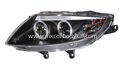 BMW Z3 E85 2003-2009 HEAD LAMP CRYSTAL PROJECTOR W/RIM + MOTOR