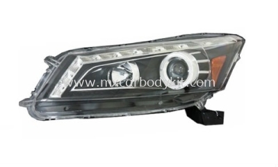 HONDA ACCORD 2008 & ABOVE HEAD LAMP PROJECTOR W/RIM + DRL