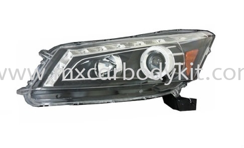 HONDA ACCORD 2008 & ABOVE HEAD LAMP PROJECTOR W/RIM + DRL HEAD LAMP ACCESSORIES AND AUTO PARTS