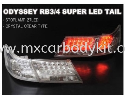 HONDA ODYSSEY 2009 & ABOVE REAR LAMP CRYSTAL LED CLEAR REAR LAMP ACCESSORIES AND AUTO PARTS