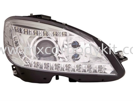 MERCEDES BENZ W204 2007 HEAD LAMP PROJECTOR W/LED + MOTOR MERCEDES BENZ W204 2007 HEAD LAMP PROJECTOR W/LED + MOTOR HEAD LAMP ACCESSORIES AND AUTO PARTS
