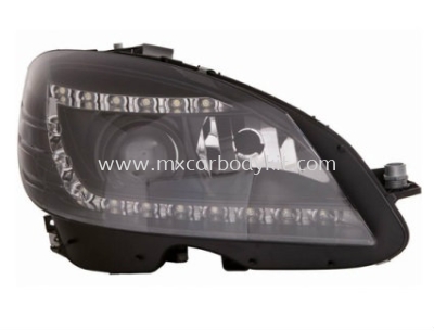 MERCEDES BENZ W204 2007 HEAD LAMP PROJECTOR W/LED