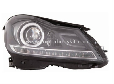 MERCEDES BENZ W204 2012 HEAD LAMP PROJECTOR W/SIGNAL LED