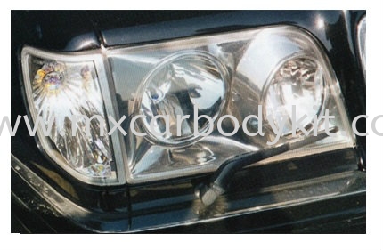 MERCEDES BENZ W124 1986-1995 HEAD LAMP COVER CRYSTAL+REFLECTOR+CORNER LAMP+RAINBOW BULB HEAD LAMP ACCESSORIES AND AUTO PARTS